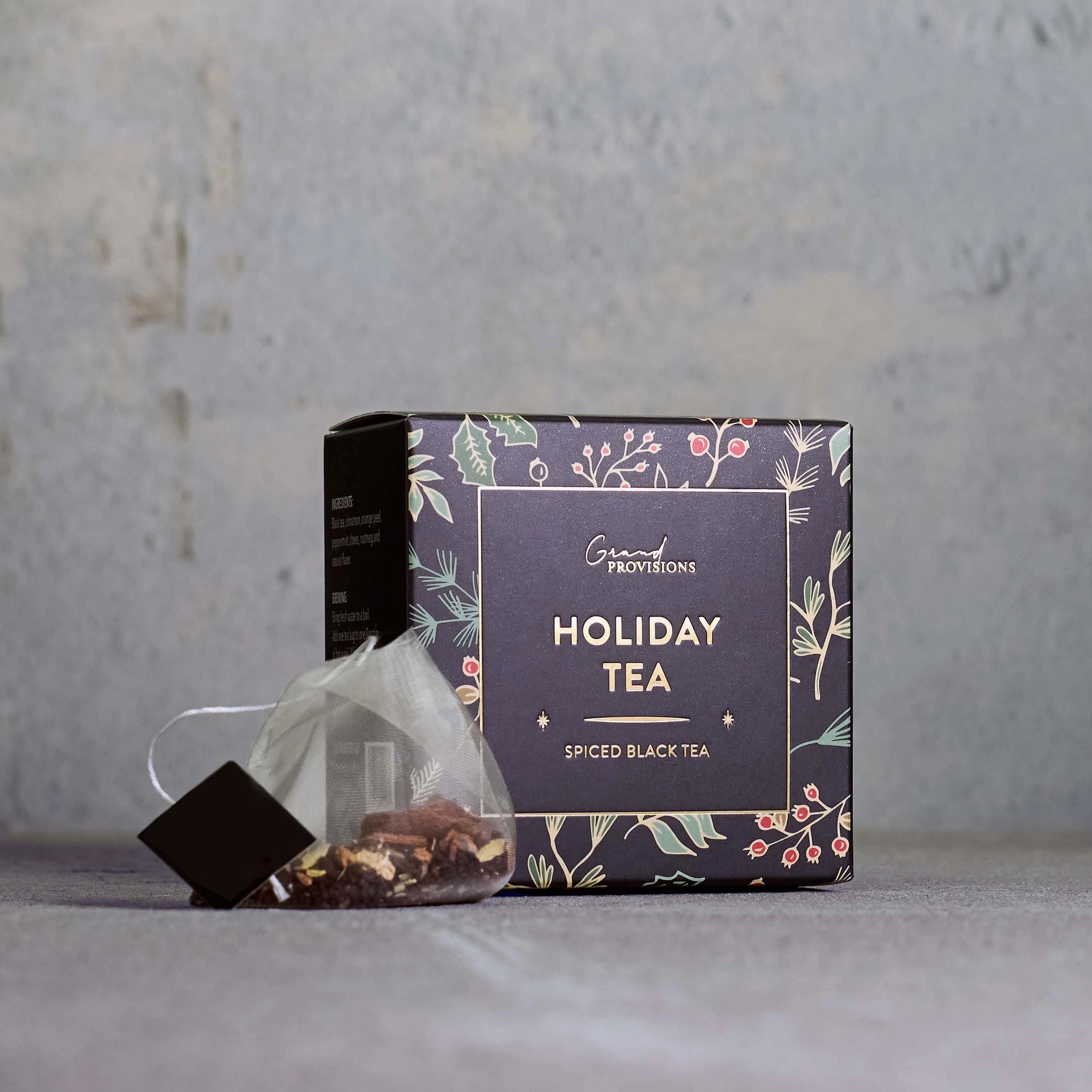 Holiday Black Tea Blend Gift (5 Tea Bags) – The Grand Provisions