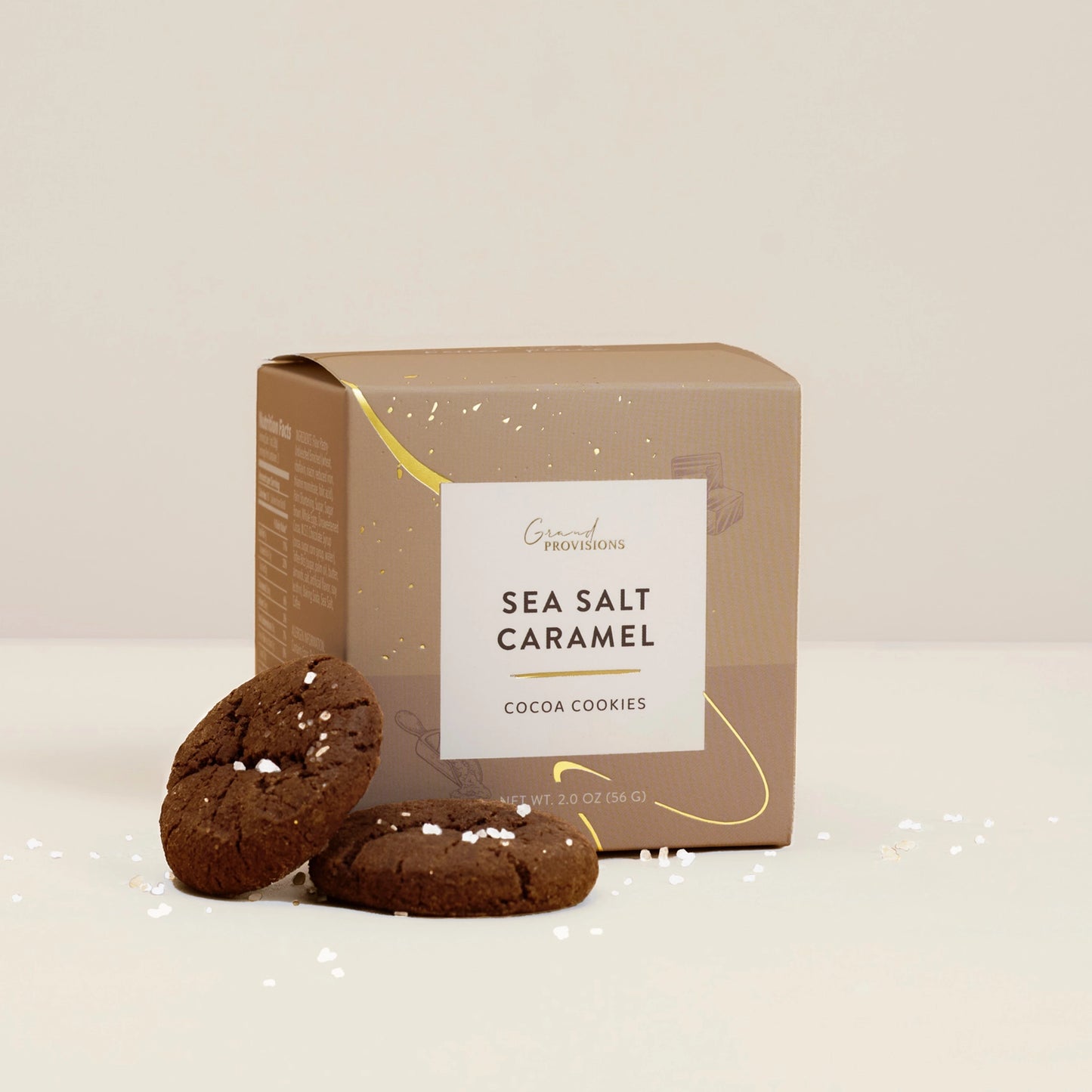 Sea Salt Caramel Cocoa Cookies (2 oz)
