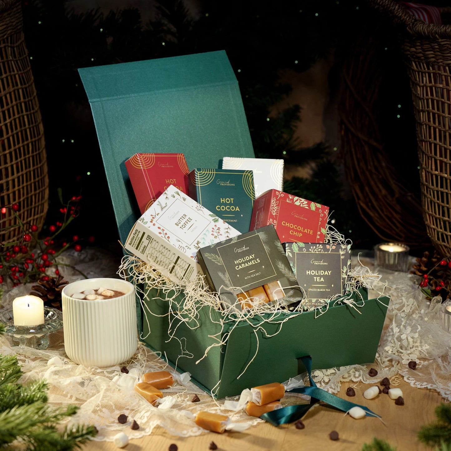 Creamy & Soft Holiday Caramels With Sea Salt (2 oz)