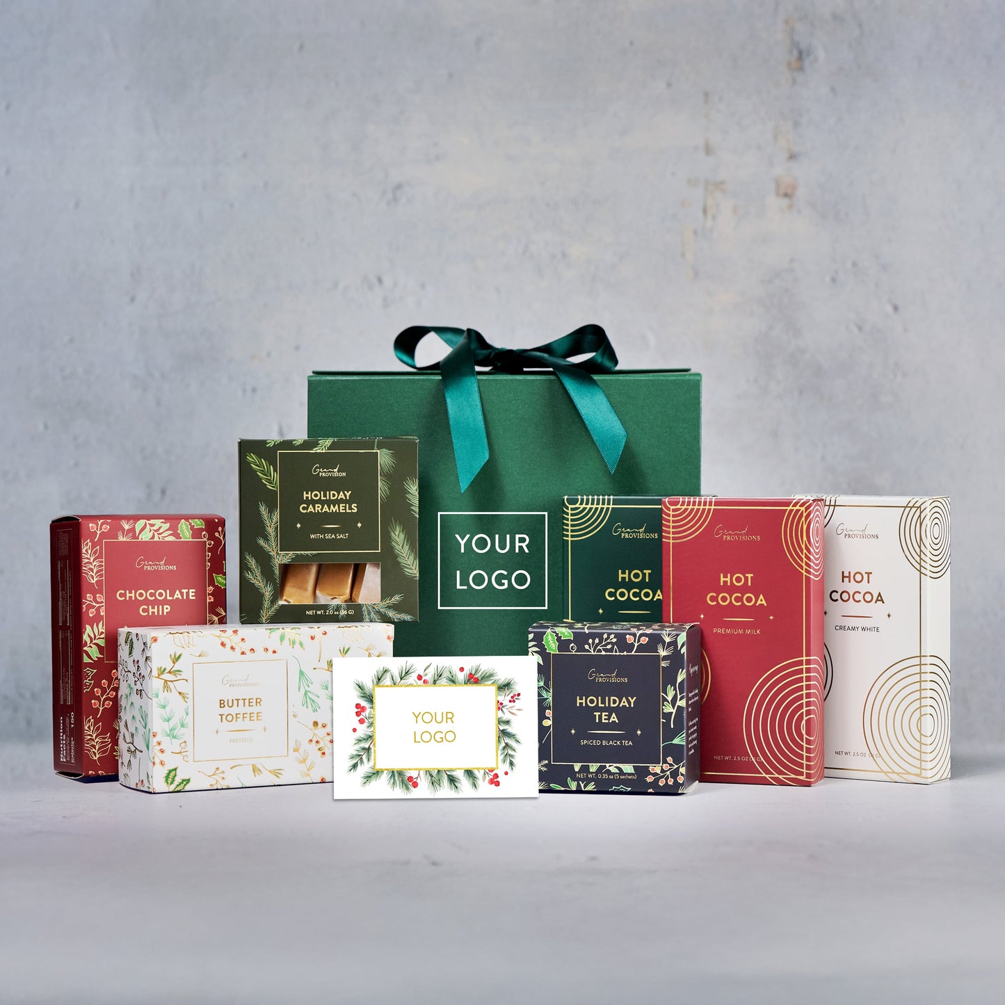 GP Holiday Box - Gourmet Cocoa, Cookies & Sweet Holiday Treats