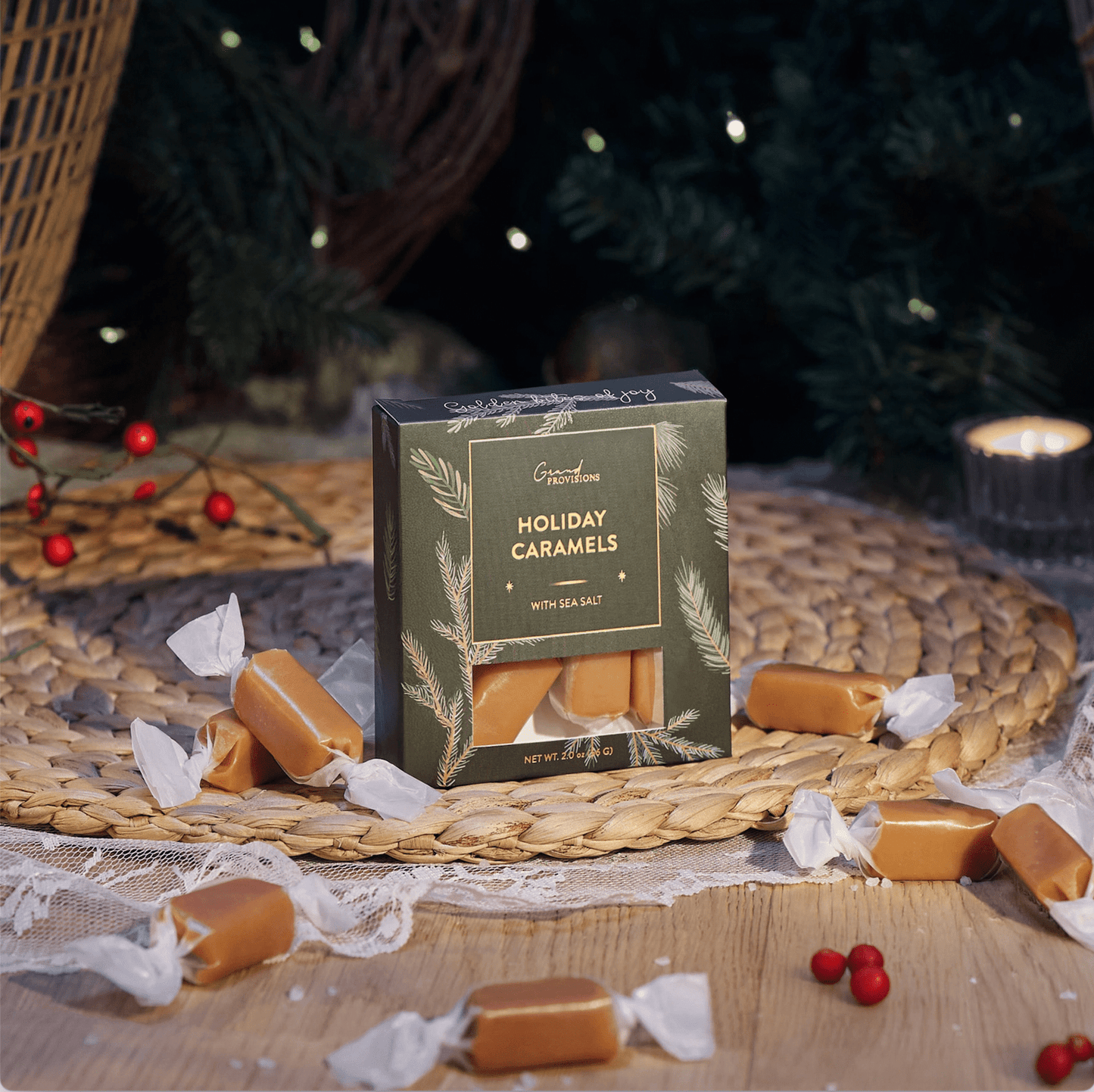 GP Holiday Box - Gourmet Cocoa, Cookies & Sweet Holiday Treats