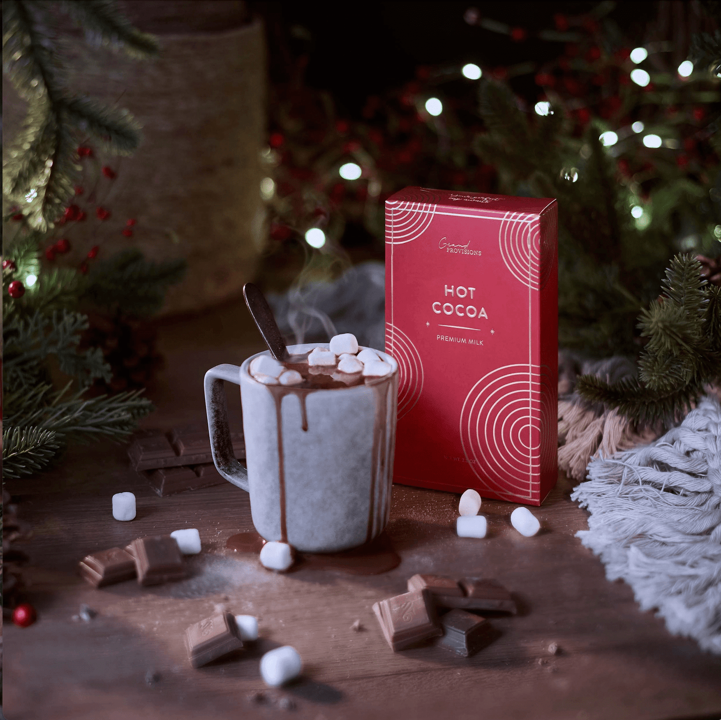 GP Holiday Box - Gourmet Cocoa, Cookies & Sweet Holiday Treats