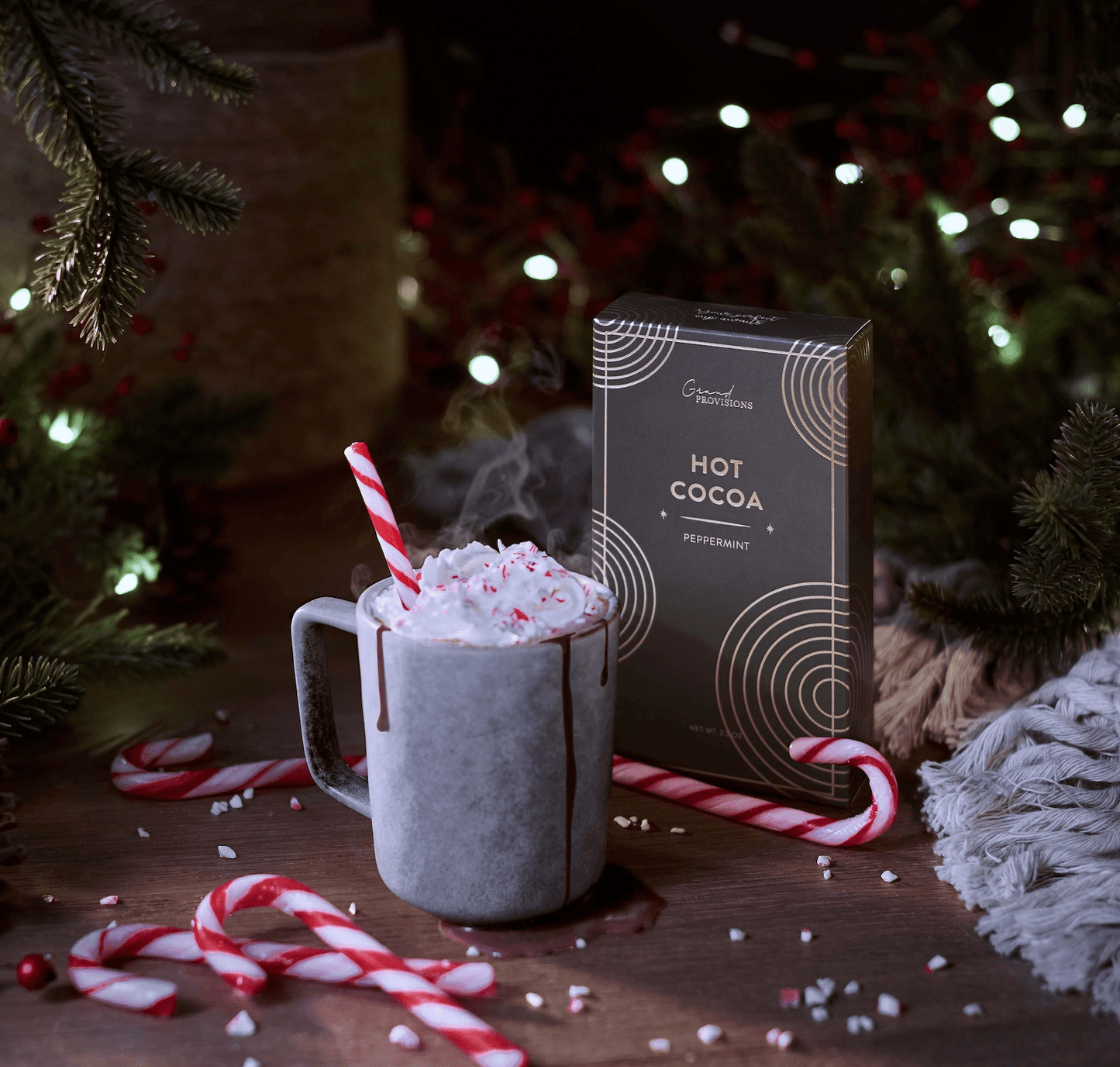 GP Holiday Box - Gourmet Cocoa, Cookies & Sweet Holiday Treats